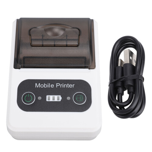 Wireless 58mm Bluetooth Thermal Receipt Printer, 2.6Ah, Compact 1