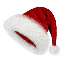 Christmas Hat, Santa Hat Holiday for Adults Unisex
