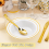30 Pack Plastic Disposable Bowls, 12oz Salad Bowls 6
