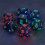Electronic Dices USB Rechargeable Luminous Glow DN 6
