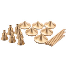 6 Unidades de Ouro CastiçAl CastiçAl Dourado CastiçAl CôNico CastiçAl CastiçAl Decorativo para DecoraçãO de Casa