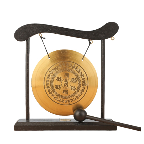 Mini Desktop Gong Table Wind Chime Percussion Inst 1