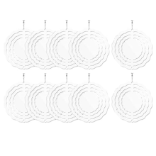 10Pcs 3 Inch Sublimation Wind Spinner Blanks 3D Sp