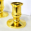 30PCS Gold Pillar Candle Base Taper Holder Candles 4