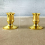 30PCS Gold Pillar Candle Base Taper Holder Candles 6