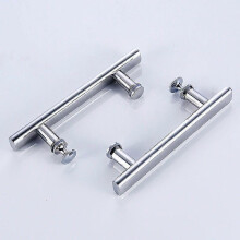 2 PCS Shower Door Handle Stainless Steel 145mm Hole to Hole Center Shower Handle Replacement Bathroom Glass Door Handle