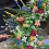 Spring Artificial Daisy Lavender Wreath Wildflower 6