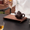 Retro Wooden Tray,Rectangular Desktop Display Rack 7