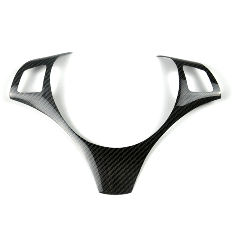 Real Carbon Fiber Car Interior Steering Wheel Deco 4852249520674