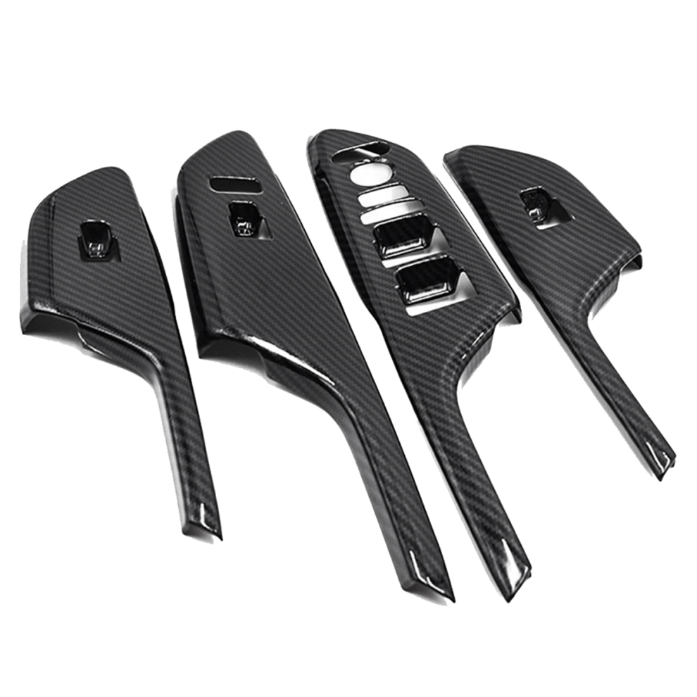 Carbon Fiber Interior Door Armrest Glass Button De 4852249522357
