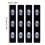 4pcs Car Interior LED Multicolor RGB Strip Light D 5