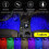 4pcs Car Interior LED Multicolor RGB Strip Light D 7