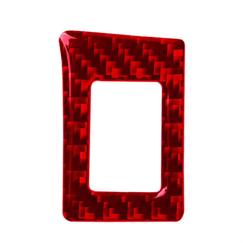 Abs Carbon Fiber Warning Button Cover Tr Red/Light 4852249525365