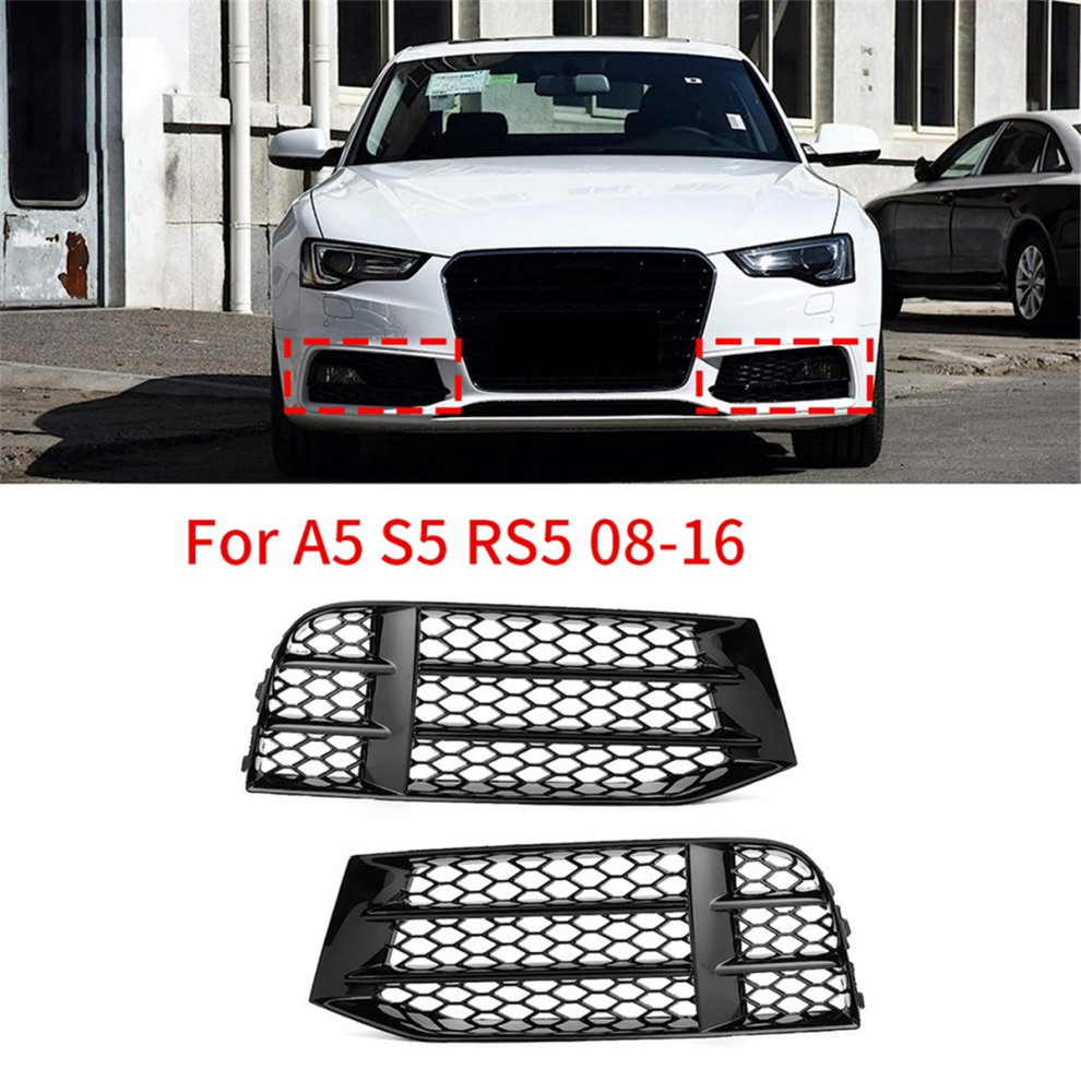 1 Pair Fog Grille Honeycomb Mesh Bumper Cove Light 4852249525174