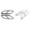 Exhaust Pipe Tail Cover Trim Troat Decorative Fram 7