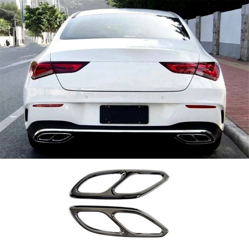 Exhaust Pipe Tail Cover Trim Troat Decorative Fram