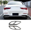Exhaust Pipe Tail Cover Trim Troat Decorative Fram 2