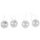 Clear DIY Baubles Shatterproof Seamless Plastic XM 1