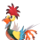 Outdoor Metal Rooster Yard Statue Decoration Decor 5