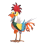 Outdoor Metal Rooster Yard Statue Decoration Decor 2