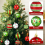 24 Pcs Christmas Tree Ball Ornaments 2.4 Inch Glit 5