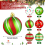 24 Pcs Christmas Tree Ball Ornaments 2.4 Inch Glit 4