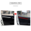 ABS Red Carbon Fiber Interior Door Decorative Stri 6