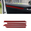 ABS Red Carbon Fiber Interior Door Decorative Stri 3