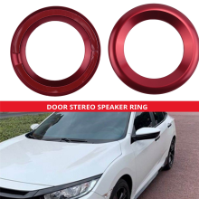 Door Audio Speaker Rings, Anodized Aluminum A-Pill