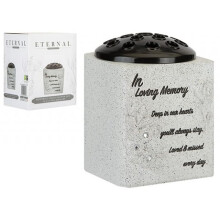 In Loving Memory Grave Vase Memorial with Diamantes