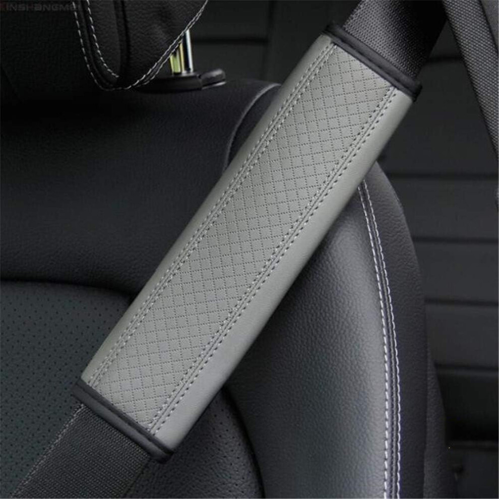 2 Pack Car Seat Belt Pad Cover For Seat Ibiza 6F 2017-2023 Shoulder Strap Protectors Accessories Grey 6038364120106