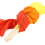 Beautiful Silk Three Color Gradient Flame Dance Fa 3