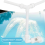 Swimming Pool Waterfall Fountain Double Heads Wate 4