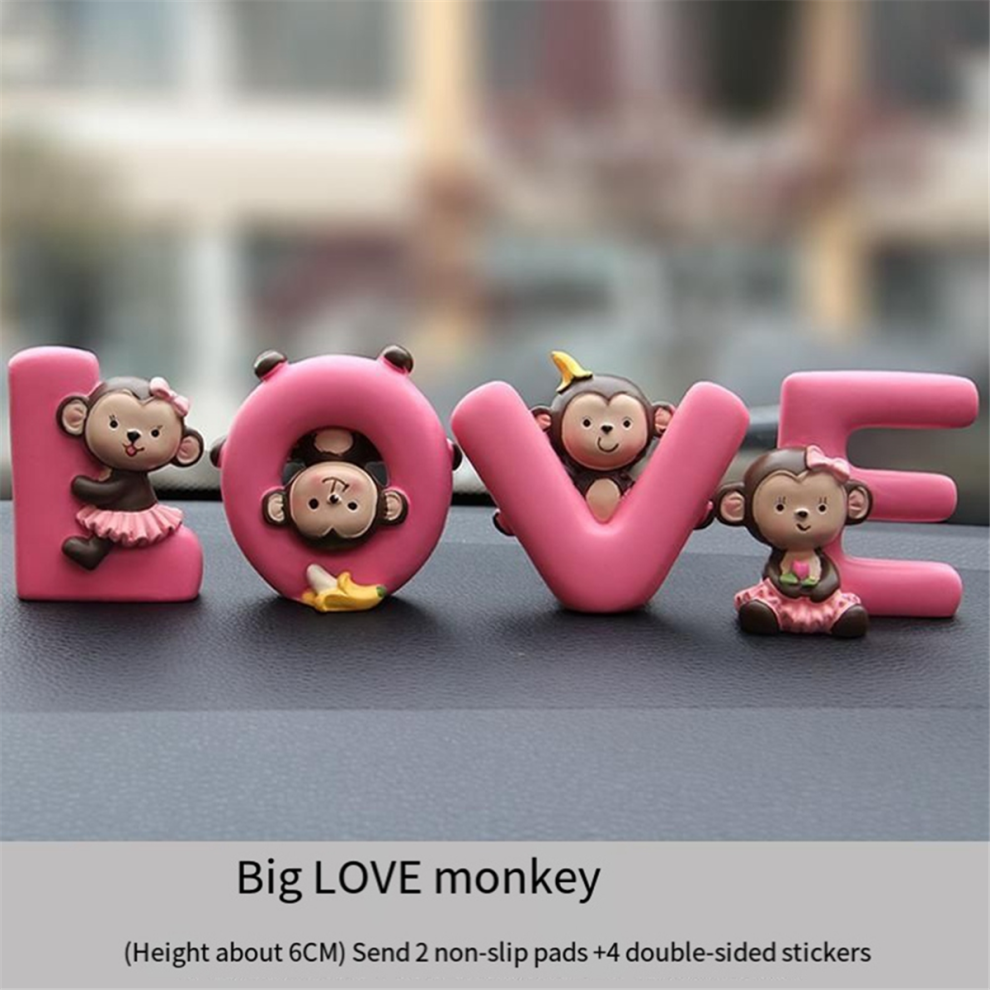 Car Accessories Fashion Cartoon Cute Banana Monkey 4851770225416