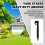 100PCS Plastic Inflatable Stakes 14.5cm Yard Heavy 9