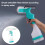 Cepillo para limpiar ventanas, botella de agua o detergente. 3