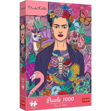 Frida Kahlo: Blomstrende sjæl 1000 brikker puslespil TREFL
