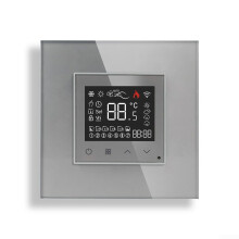Smart WiFi Thermostat for Water Heating Control with Backlit Touch Screen - Grey Color, Energy Efficient, Compatible with Home Systems