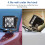 Hood Hinge Ditch LED Light Mount Bracket Aluminum 5