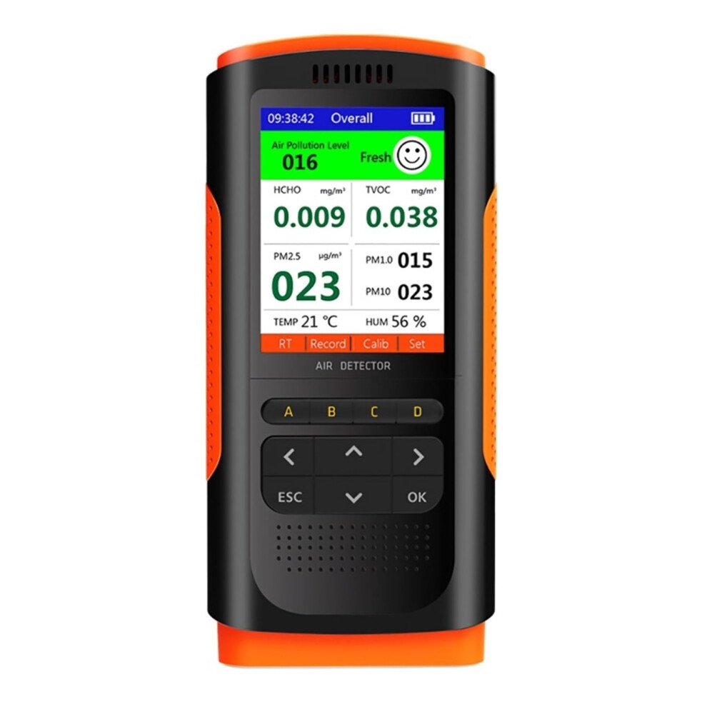 Air Quality Monitor Formaldehyde Detector Indoor Pollution Meter Sensor Tester for New Homes and Offices
