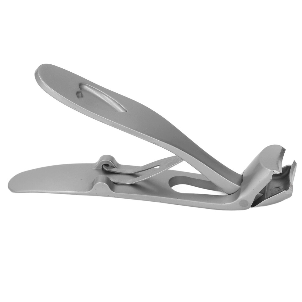 Silver Heavy Duty Stainless Steel Nail Clippers For Seniors Â Large Angled Head, Wide Opening, 9X1.5cm
