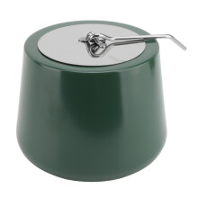 Green Iron Tabletop Fire Pit Bowl 13.5x13.5x10cm Indoor Outdoor