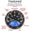 Gauge Speedometer Multi-Function Indicator Tachometer for Motorcycle - Black Modified Odometer with Bracket and Fuel Gauge 3