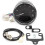 Gauge Speedometer Multi-Function Indicator Tachometer for Motorcycle - Black Modified Odometer with Bracket and Fuel Gauge 2