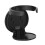 Foldable Wall Mount Beverage Holder - Sturdy ABS Coffee Cup Storage for Office Desk - Multi-Functional Black Accessory 1