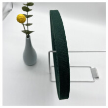 Cotton Webbing 1 Roll 1 Inch Wide Coarse Herringbone Fabric Strap High Density Polyester Cotton for Belt Making and Sewing