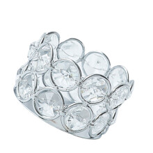 Crystal Bowl Tealight Candle Stand Jewelry Candlesticks for-4