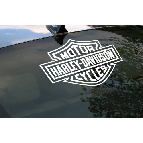 Harley-Davidson logotyp Cutz bakfnsterdekal 2