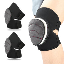 Knee Pads for Gardening with 14mm Thick Foam Padding, Adjustable Comfort for Cleaning Floors, Football, Dance, Yoga, Black, 1 Pair