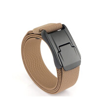 Outdoor Military Style Belt for Men, Adjustable 125cm Wear-Resistant Nylon Web Tactical Belt with Quick-Release Metal Buckle in Color6